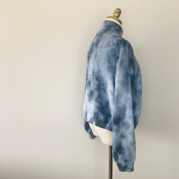 American Eagle Large Blue Stone Washed Sweatshirt - Picture 6 of 8